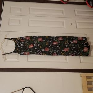 Floral culotte jumpsuit